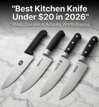 Best Kitchen Knife Under $20 in 2026 – Sharp, Durable & Actually Worth Buying