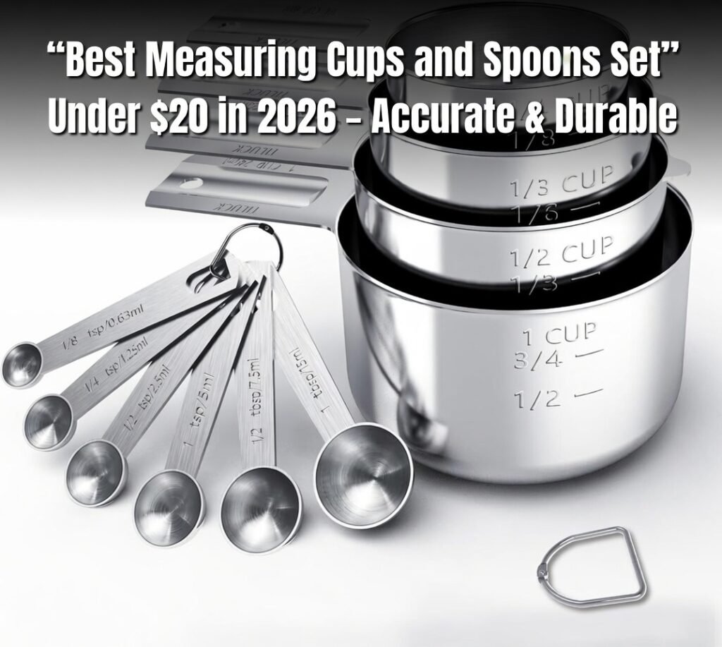 Best Measuring Cups and Spoons Set Under $20 in 2026 – Accurate & Durable