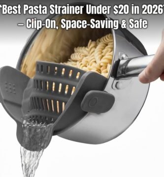 Best Pasta Strainer Under $20 in 2026 – Clip-On, Space-Saving & Safe