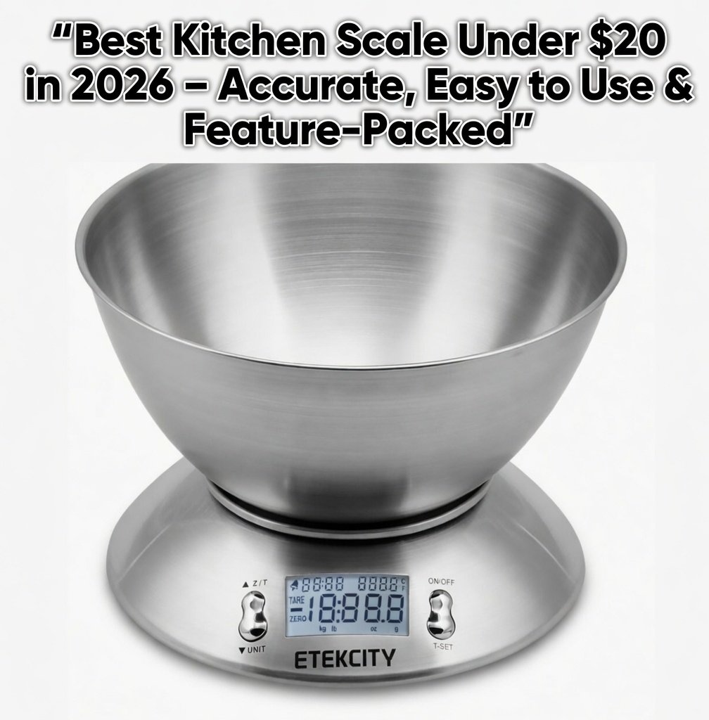 Best Kitchen Scale Under $20 in 2026 – Accurate, Easy to Use & Feature-Packed