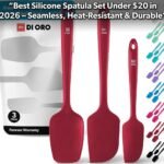 Best Silicone Spatula Set Under $20 in 2026 – Seamless, Heat-Resistant & Durable