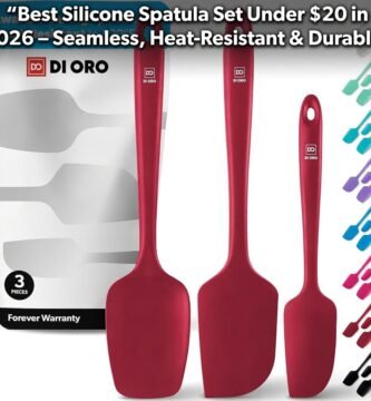 Best Silicone Spatula Set Under $20 in 2026 – Seamless, Heat-Resistant & Durable