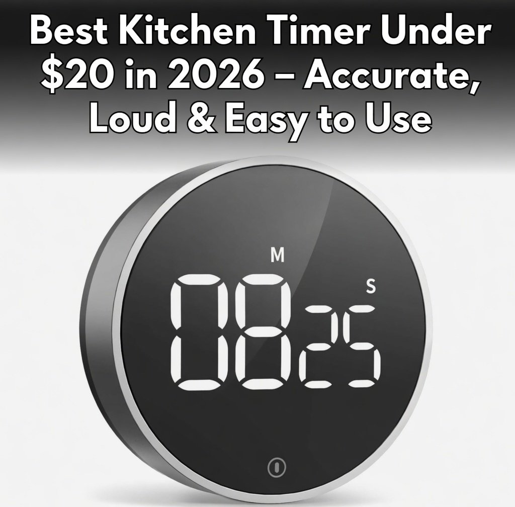 Best Kitchen Timer Under $20 in 2026 – Accurate, Loud & Easy to Use