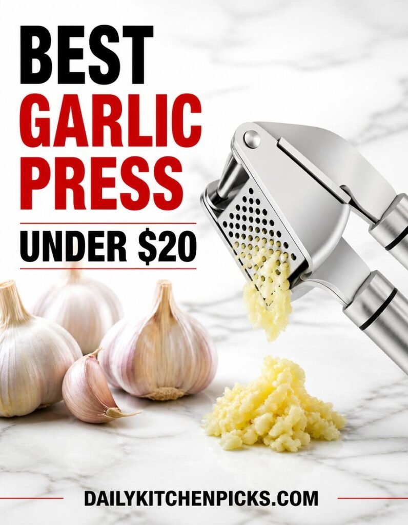 Best Garlic Press Under $20 — An Easy, Honest Review for 2026