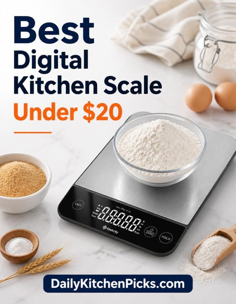 Best Digital Kitchen Scale Under $20 — An Easy, Honest Review for 2026